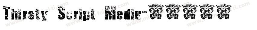 Thirsty Script Mediu字体转换